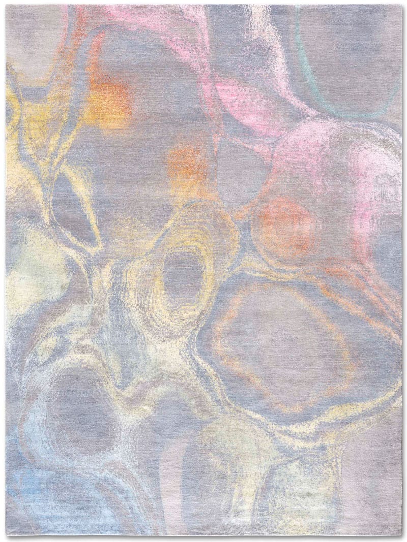 Tappeto Lusso Fatto a Mano Pastel Sun