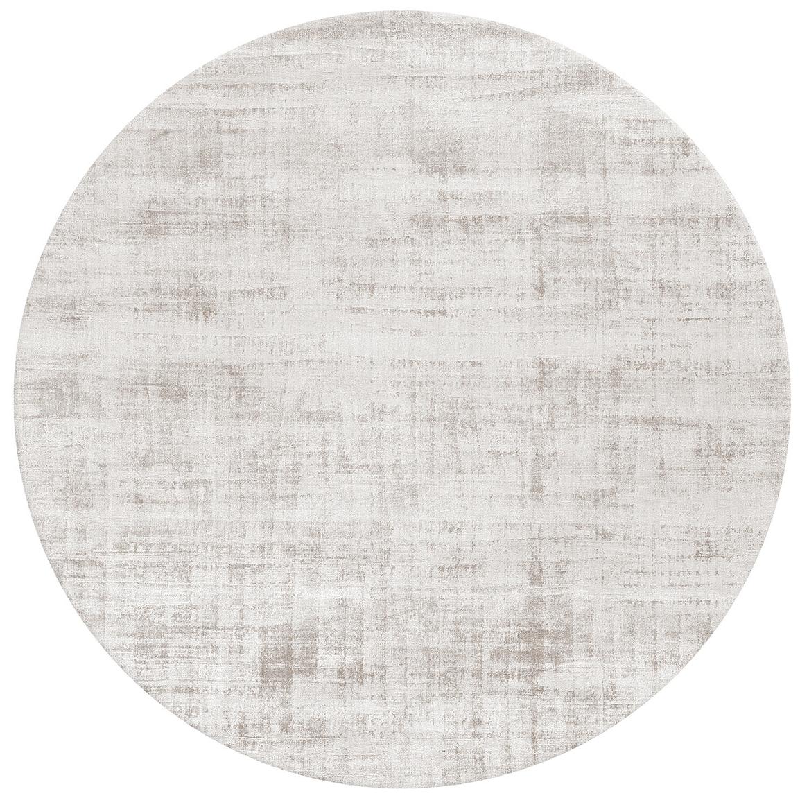 Tappeto Seta Banana Bianco Rotondo | Misura: Ø 300 cm