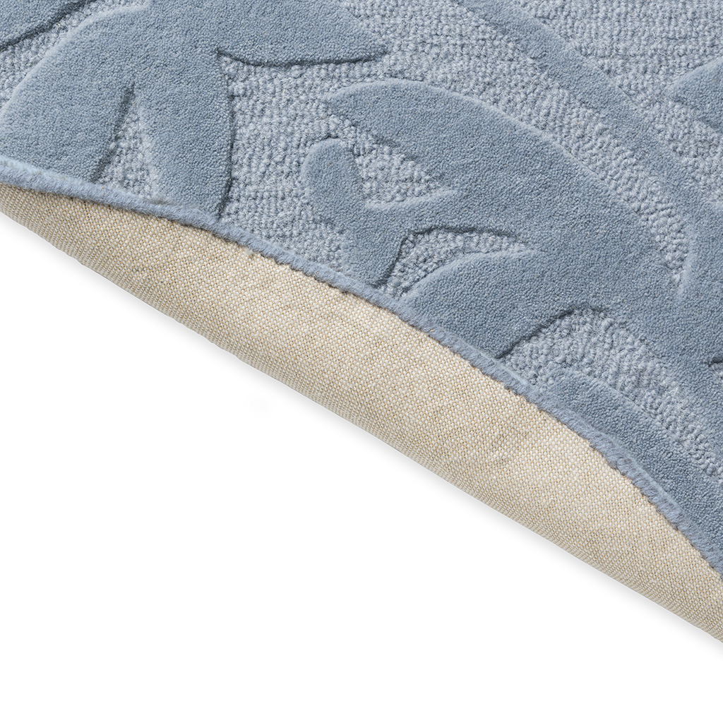 Tappeto Rotondo Cleavers-Spray Marino