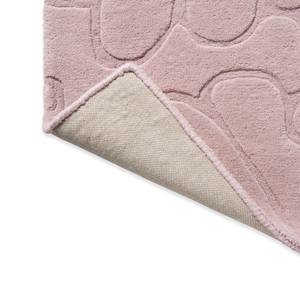 Tappeto Petali Coleby Rosa Gesso