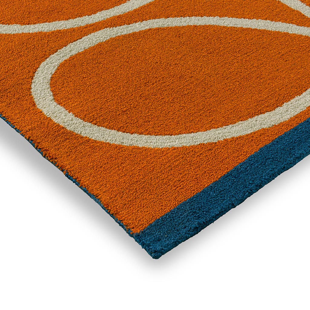Tappeto Stelo Lineare Arancione Esterno | Misura: 140 × 200 cm