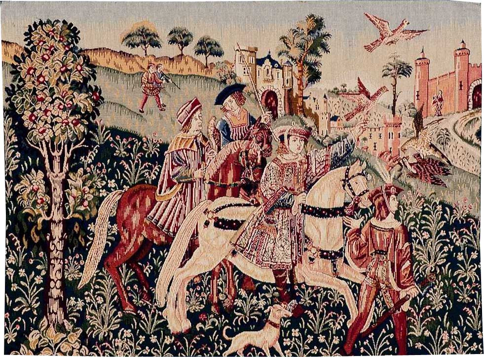 Arazzo Ritorno dalla Caccia senza Bordo | Misura: 50 × 67 cm