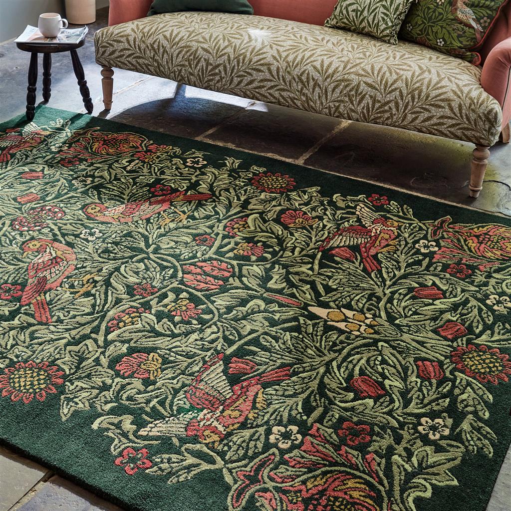 Tappeto Bird Tump Verde | Misura: 250 × 350 cm