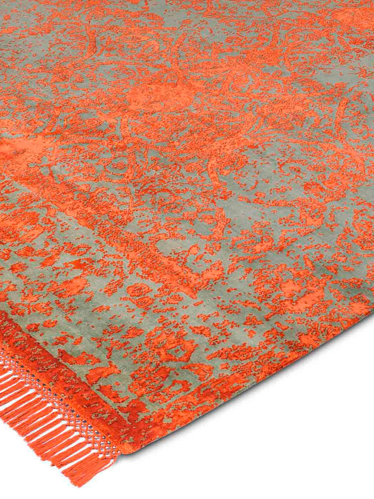 Tappeto Lusso Ruggine Rossa | Misura: 140 × 210 cm