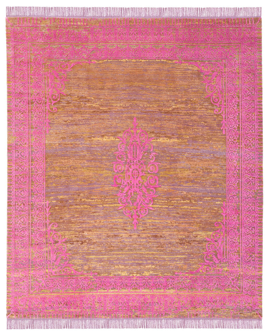 Tappeto Ravenna Radi Little Rocked Viola Rosa | Misura: 450 × 550 cm