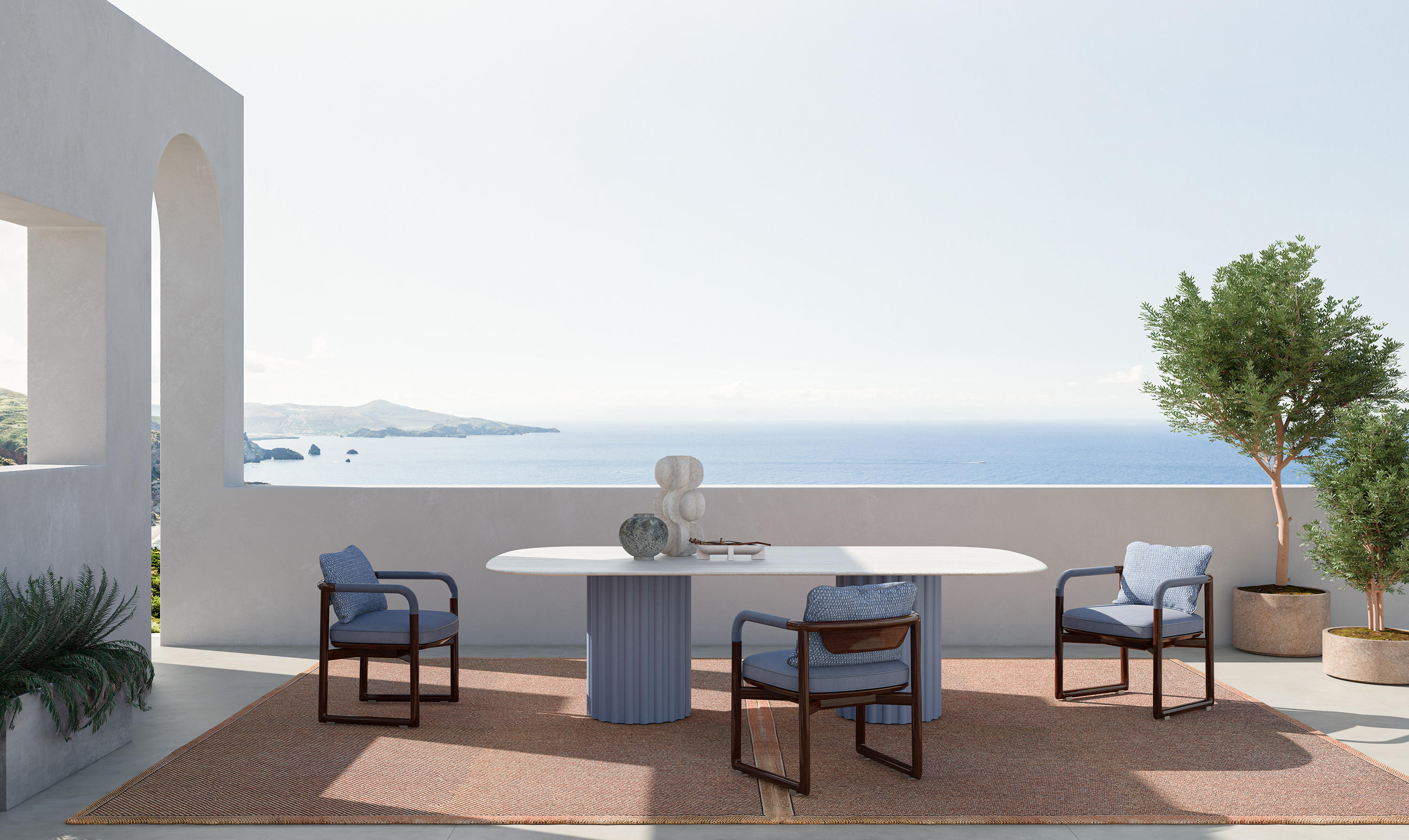 Tavolo Da Pranzo Da Esterno Pablo | Dimensioni: L 260 × P 130 × H 75 cm