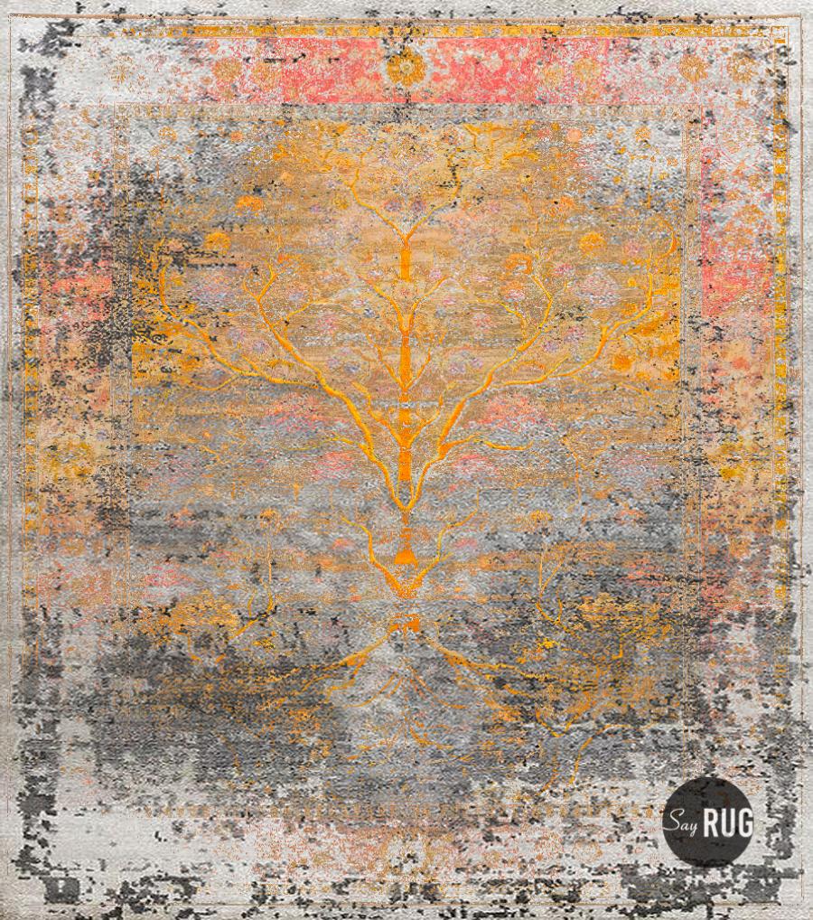 Tappeto Albero Sbiadito | Misura: 400 × 400 cm