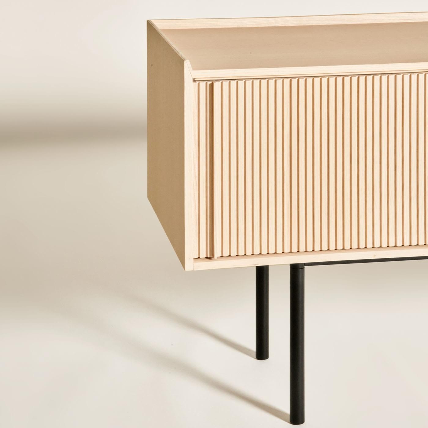 Credenza Alta 2 Ante Naturale Sipario Credenza Alta 2 Ante Naturale Sipario