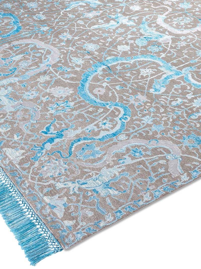 Tappeto Lusso Tabriz Blu