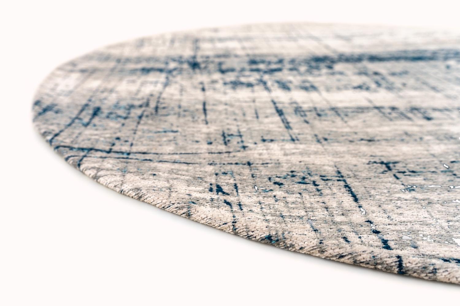 Tappeto Rotondo Bronx Azurite 8421 | Misura: Ø 240 cm