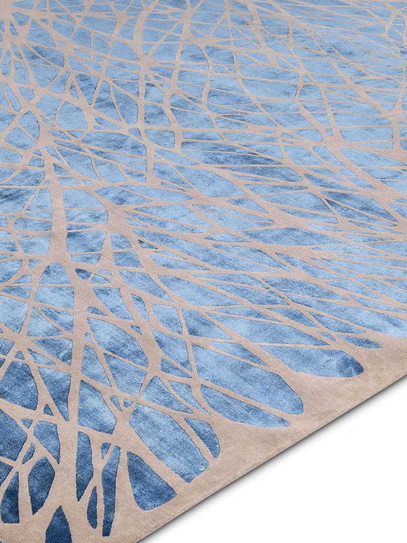 Tappeto Annodato Dresden Blu Navy | Misura: 170 × 240 cm