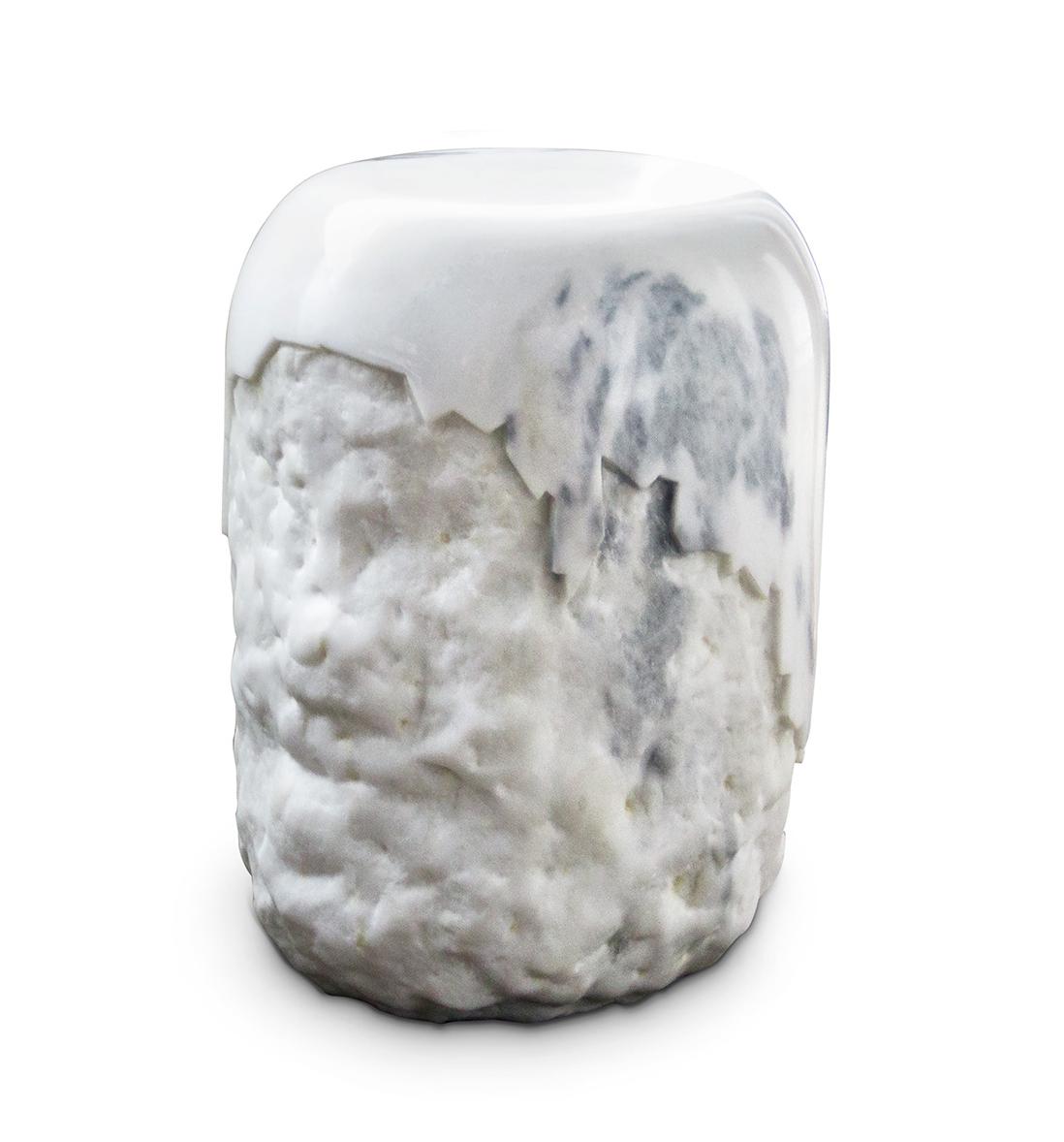Sgabello in Marmo di Carrara