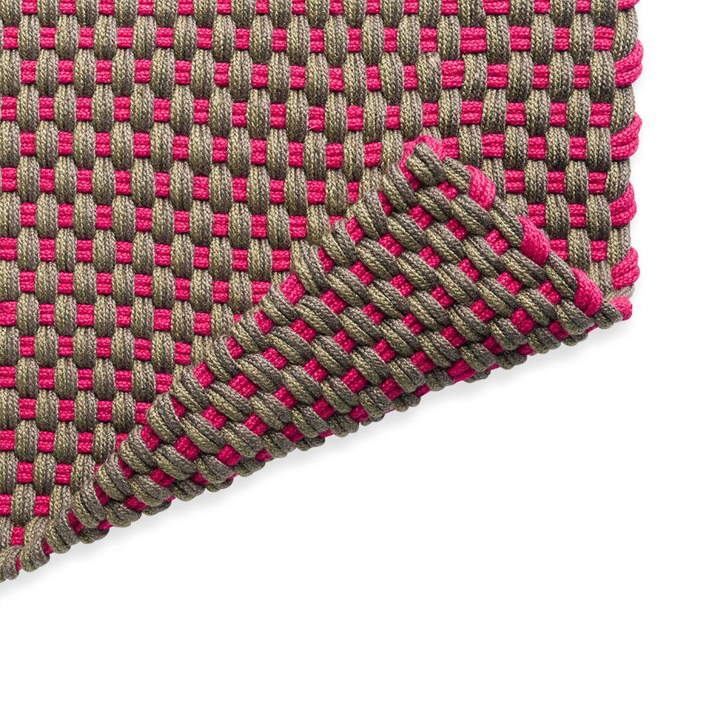Tappeto Lace Tricolore Timo/Grigio/Rosa Per Esterni | Misura: 140 × 200 cm