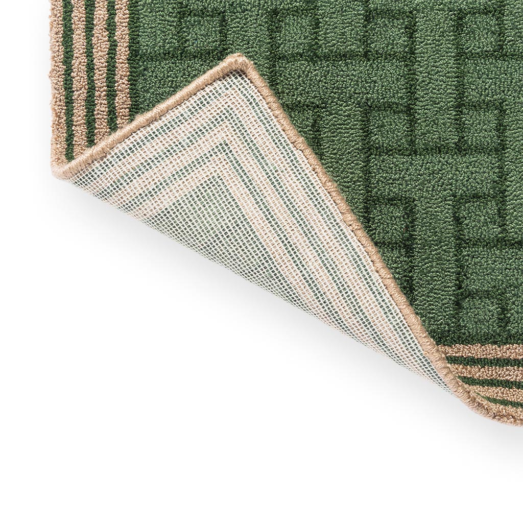 Tappeto TB T Monogram Verde Giada Per Esterni | Misura: 160 × 230 cm