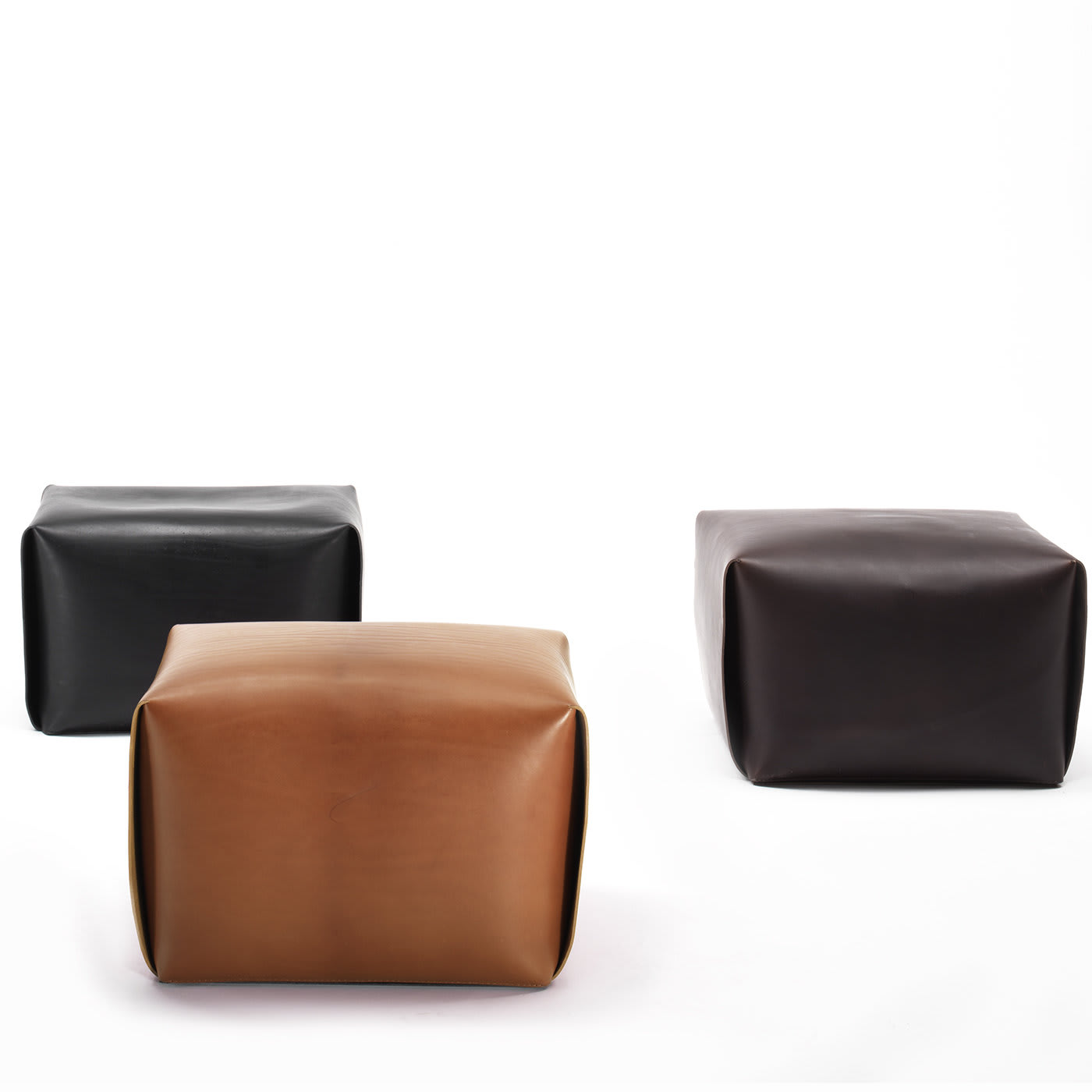 Pouf in Pelle Bao Pouf in Pelle Bao