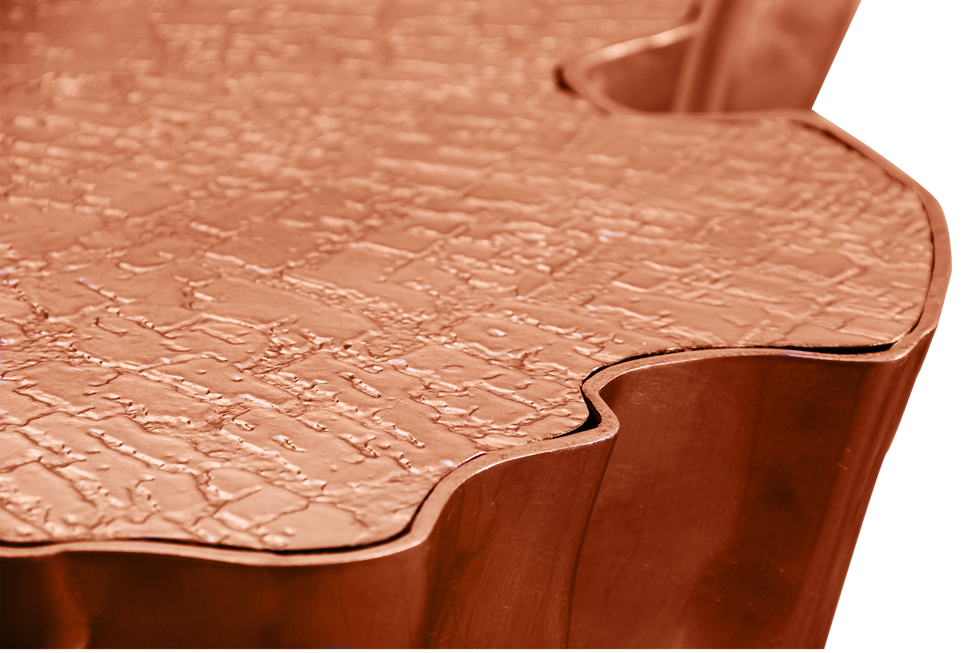 Tavolino da Caffè in Rame Paradise | Dimensioni: L 138 × P 95 × H 36 cm Tavolino da Caffè in Rame Paradise | Dimensioni: L 138 × P 95 × H 36 cm