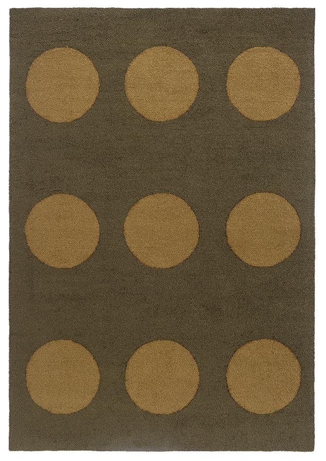 Tappeto Habitat Festival Dots Verde Oliva Per Esterni | Misura: 140 × 200 cm