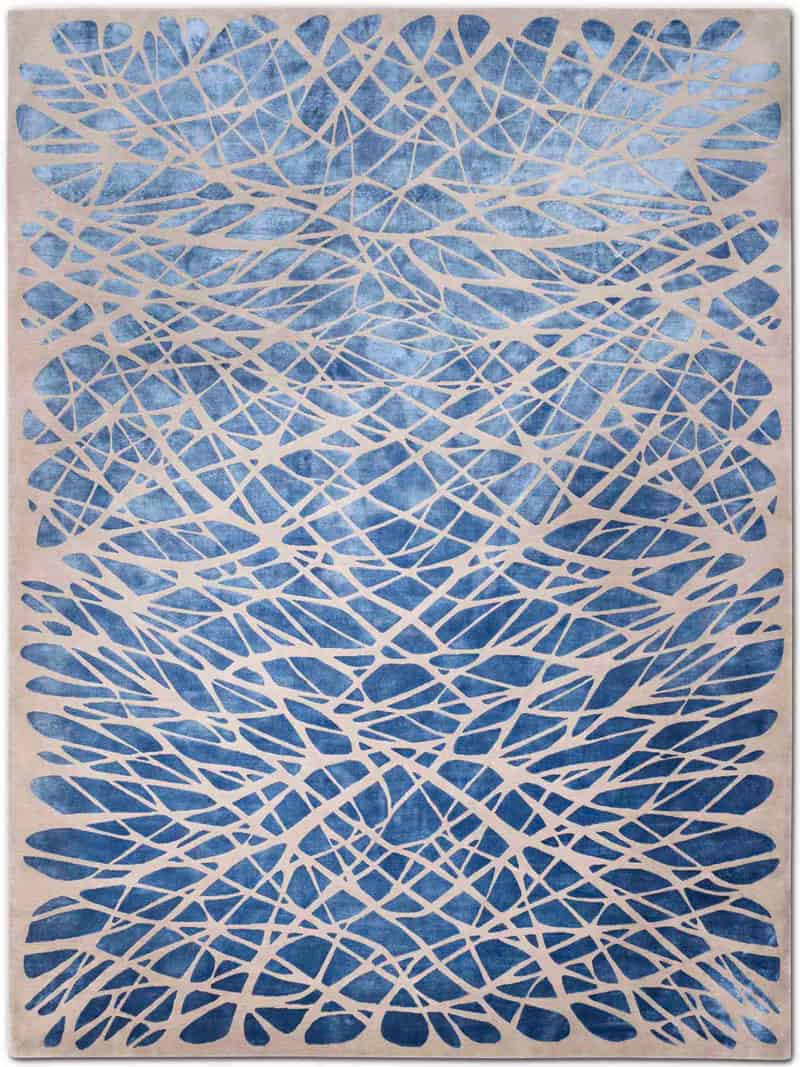 Tappeto Annodato Dresden Blu Navy | Misura: 170 × 240 cm