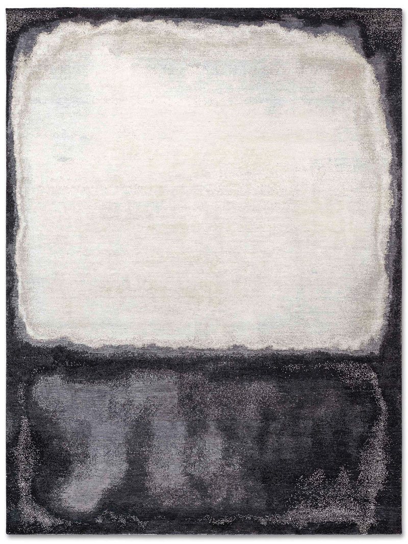 Tappeto Tessuto Bianco Grigio | Misura: 183 × 274 cm