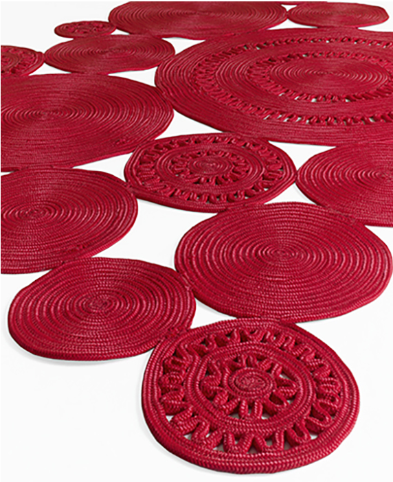 Tappeto Patchwork Rosso Tappeto Patchwork Rosso