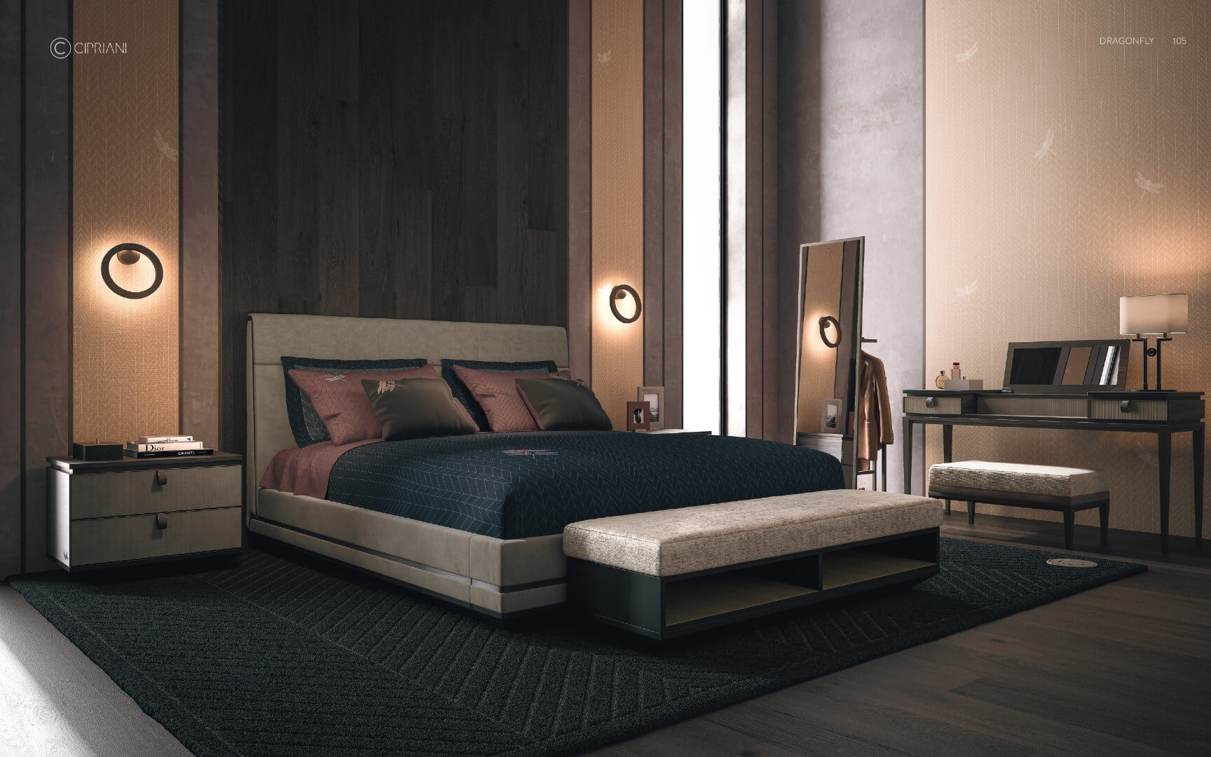 Letto con Testiera | Misura del materasso: 155 × 200 cm Letto con Testiera | Misura del materasso: 155 × 200 cm