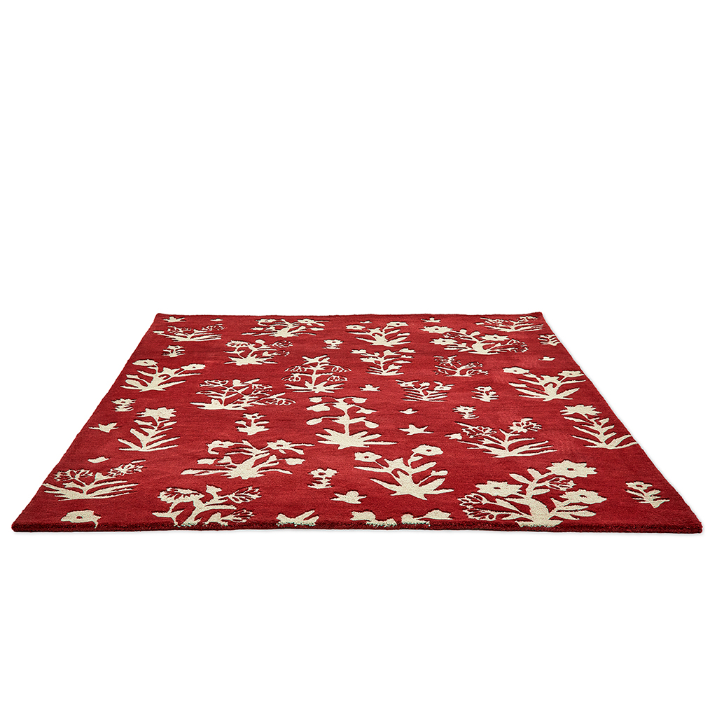 Tappeto Woodland Glade Rosso Prugna | Misura: 140 × 200 cm