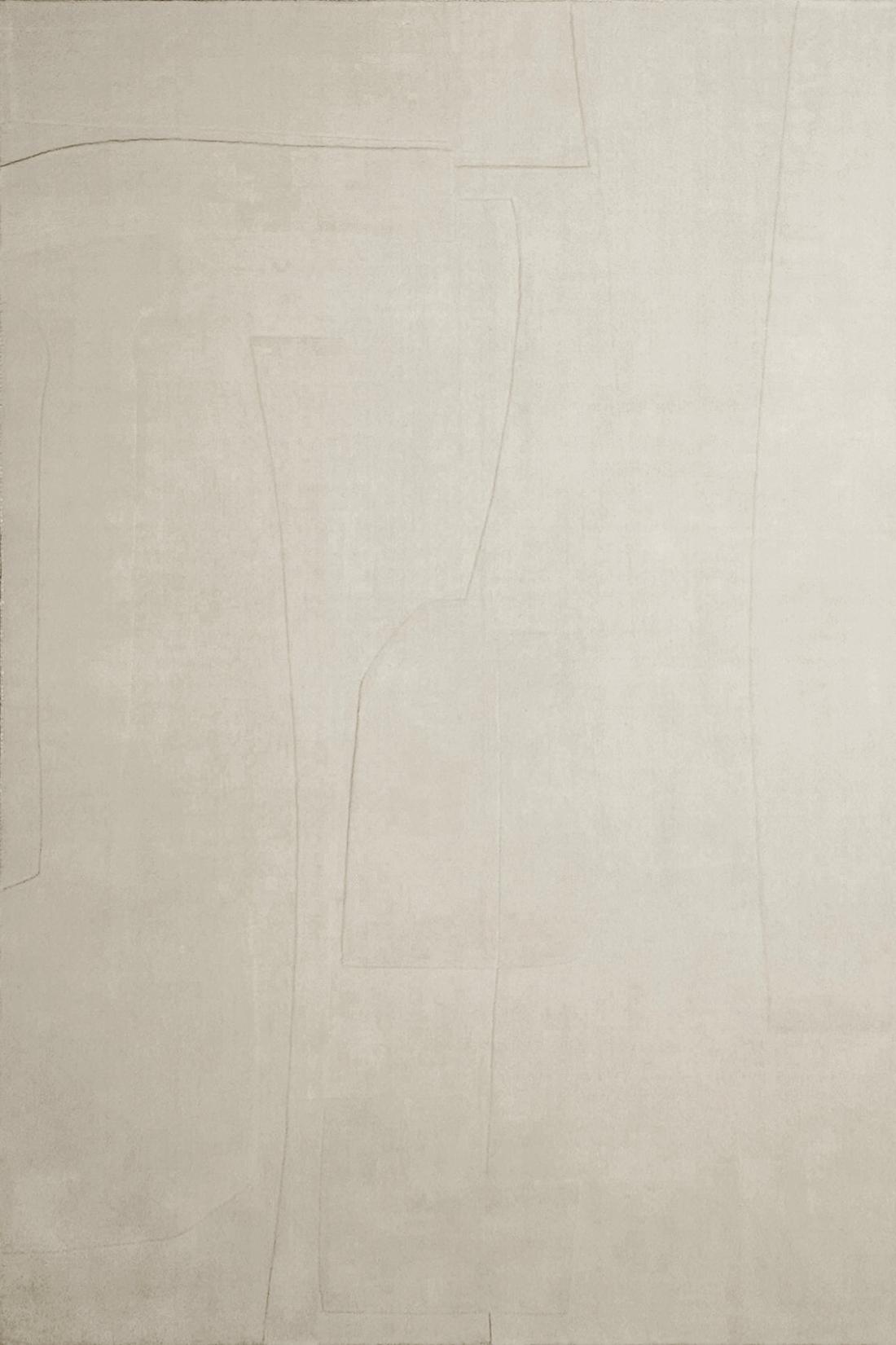 Tappeto Bref Ecru in Lana | Misura: 200 × 300 cm