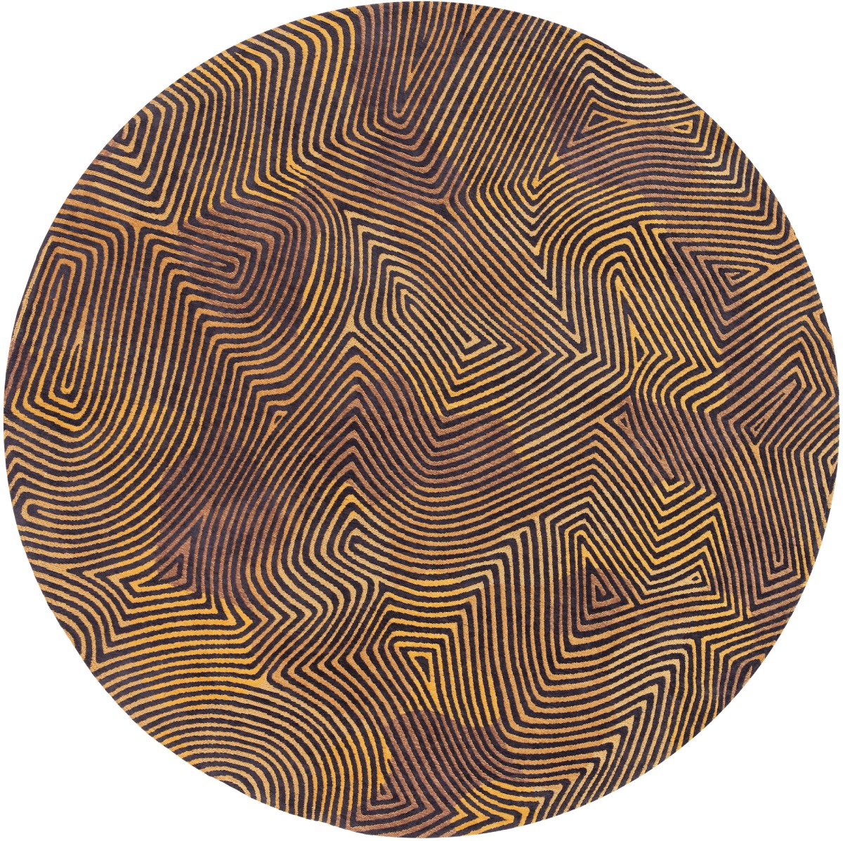 Tappeto Black Gold Tondo 9227 Tappeto Black Gold Tondo 9227