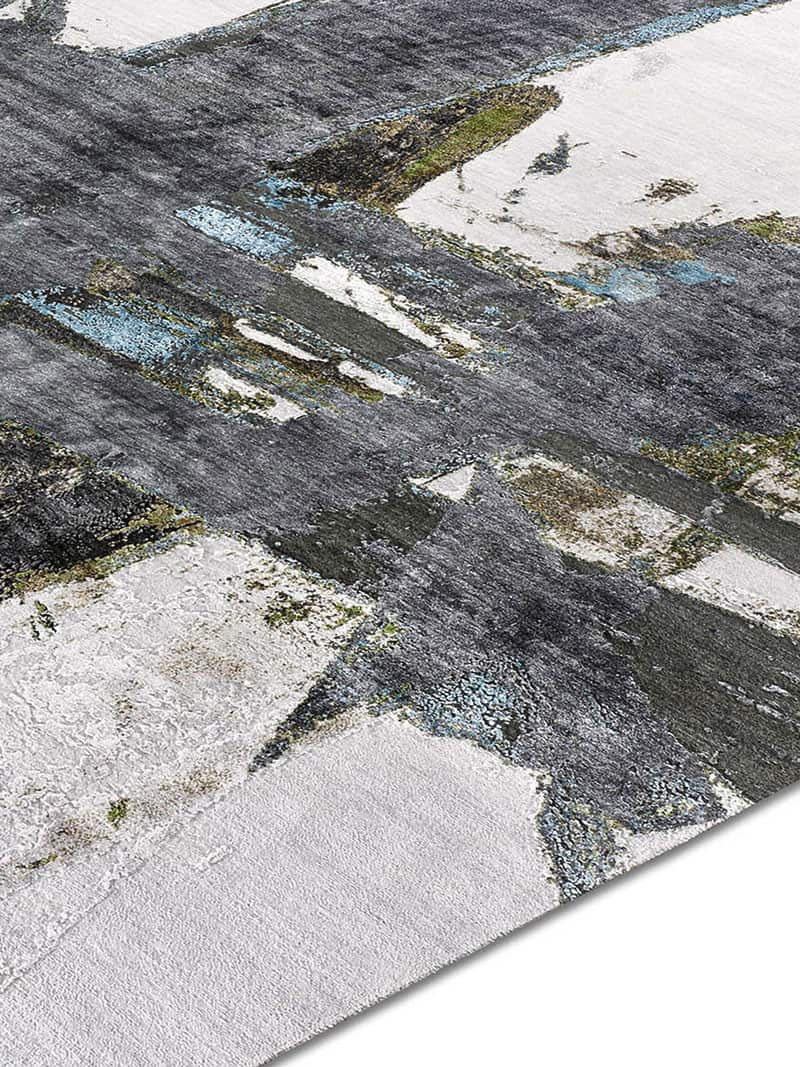 Tappeto Tessuto Verde/Ruggine | Misura: 140 × 210 cm