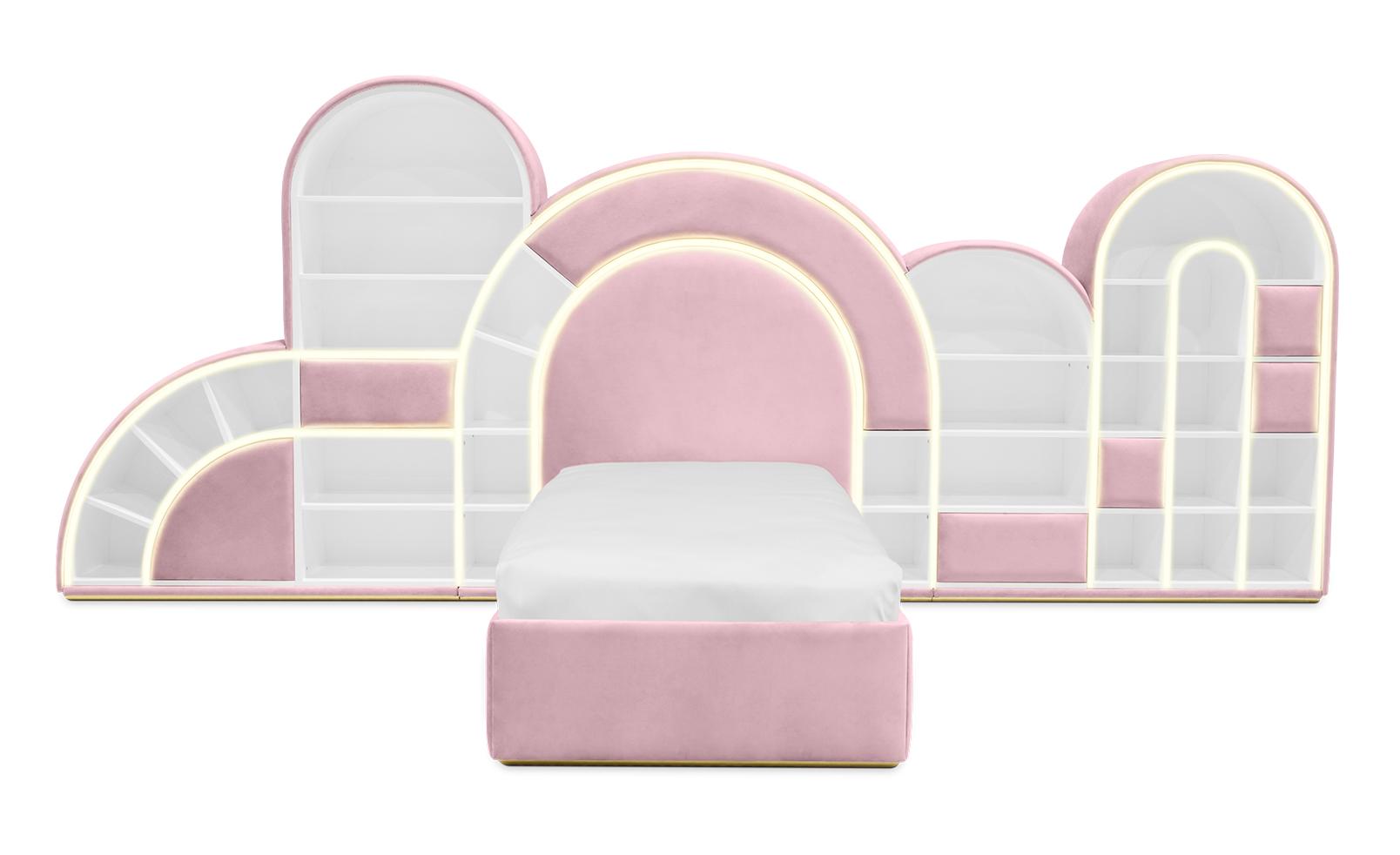 Letto Per Bambini Bubblegum Marshmallow Pink