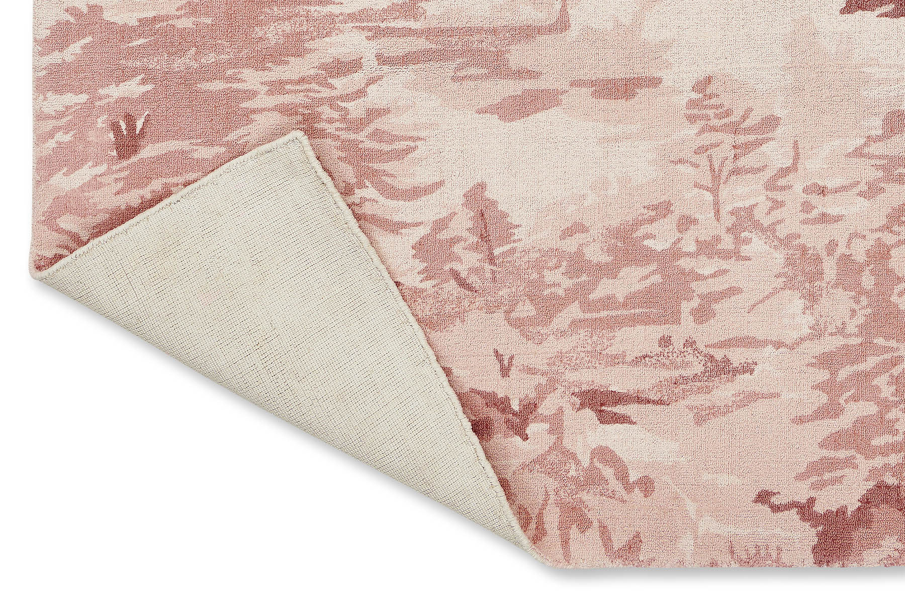 Tappeto Landscape Toile Rosa Chiaro