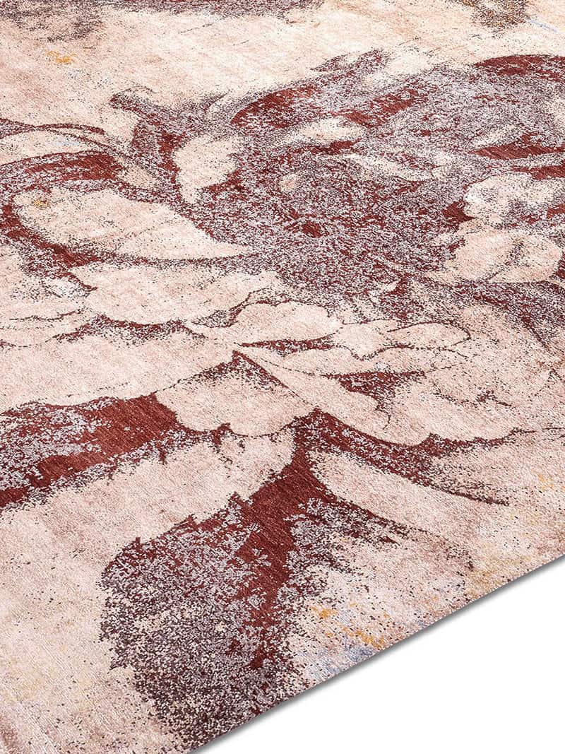 Tappeto Tessuto Fiori