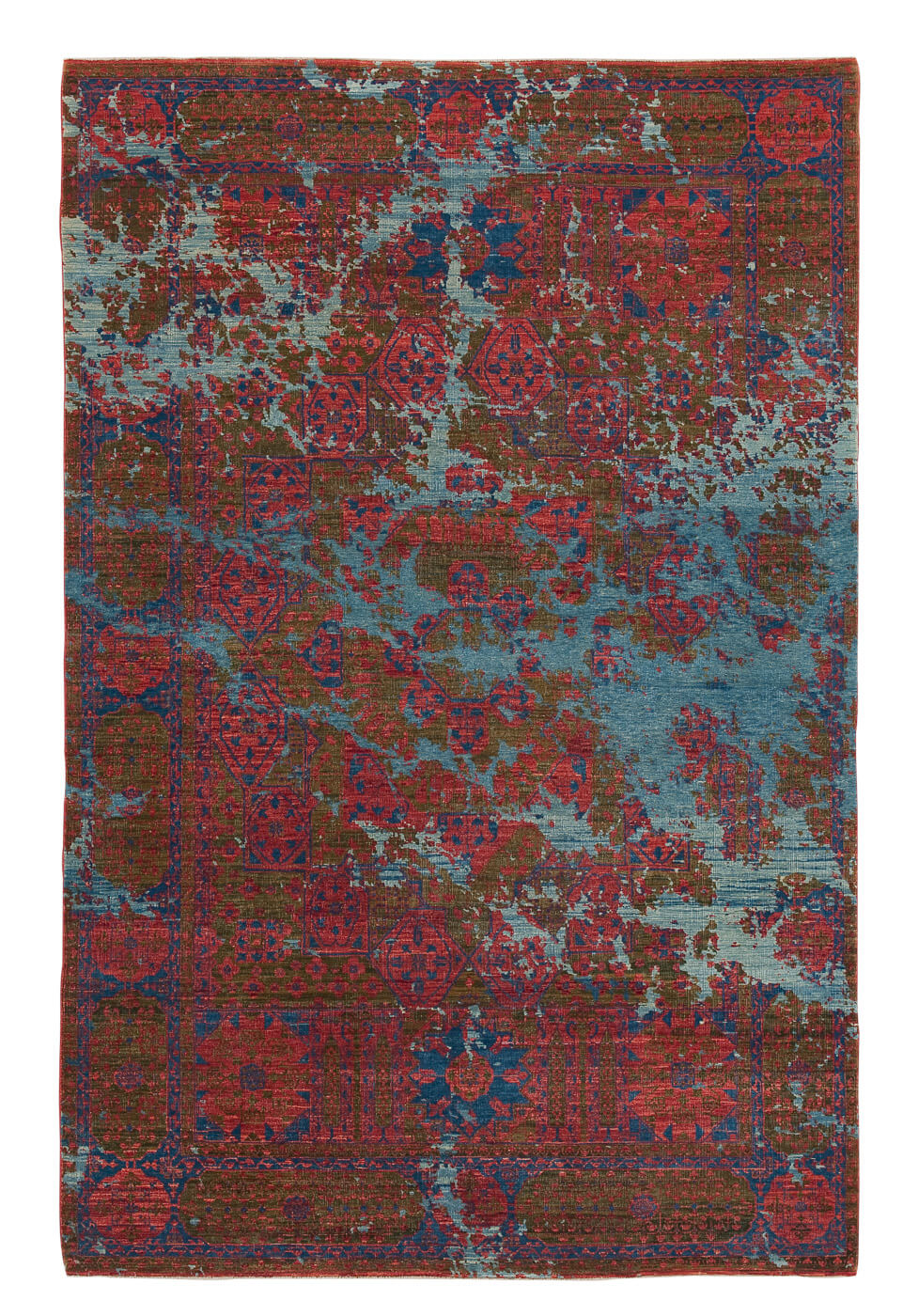 Tappeto Mamluk Columbus Sky Rosso Blu