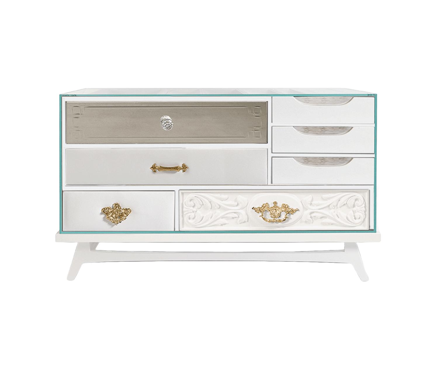 Comodino Bianco Miro Comodino Bianco Miro