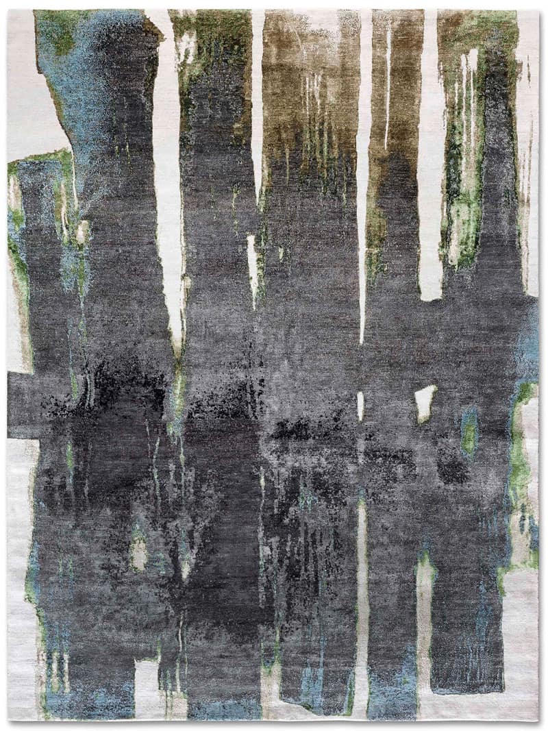 Tappeto Tessuto Nero/Beige | Misura: 365 × 457 cm