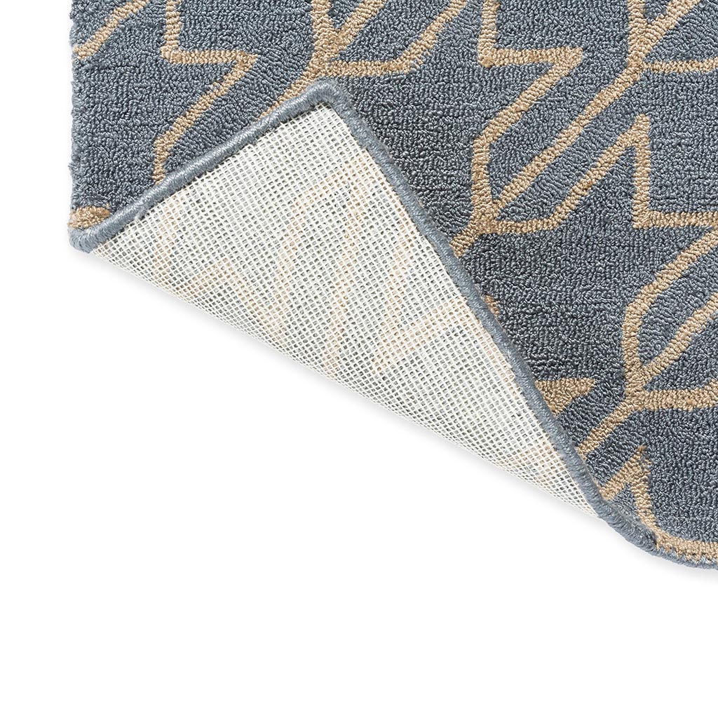 Tappeto TB Houndstooth Blu Acqua Per Esterni