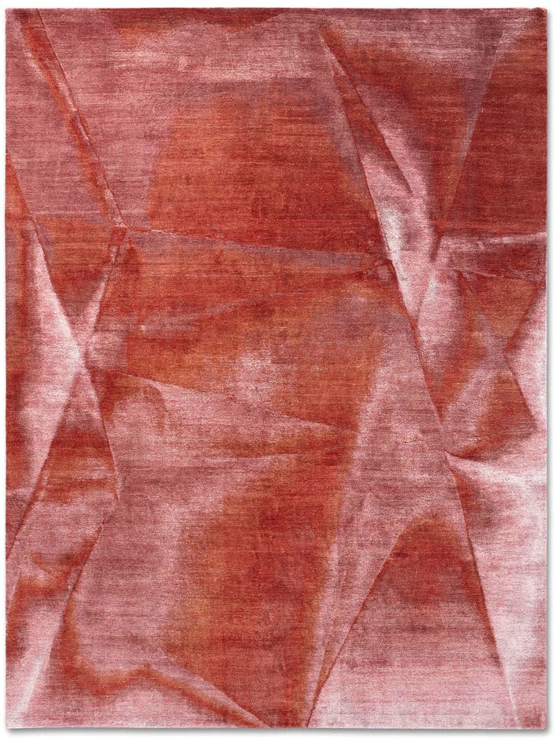 Tappeto Annodato Ruggine