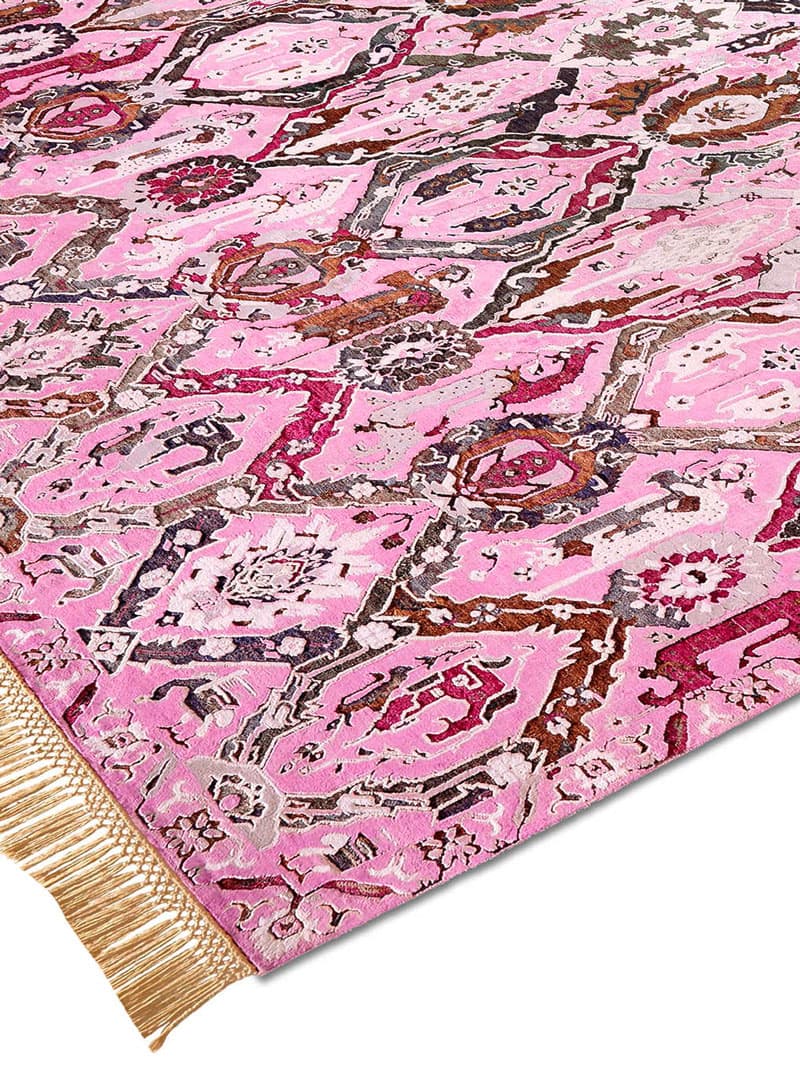 Tappeto Lusso KavaBagh Rosa