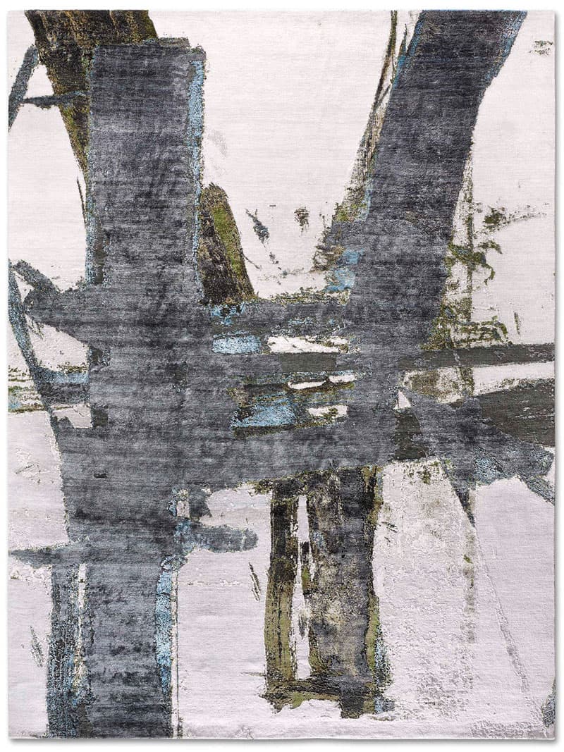 Tappeto Tessuto Verde/Ruggine | Misura: 140 × 210 cm