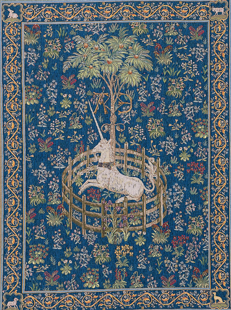 Arazzo Unicorno Prigioniero | Misura: 110 × 150 cm