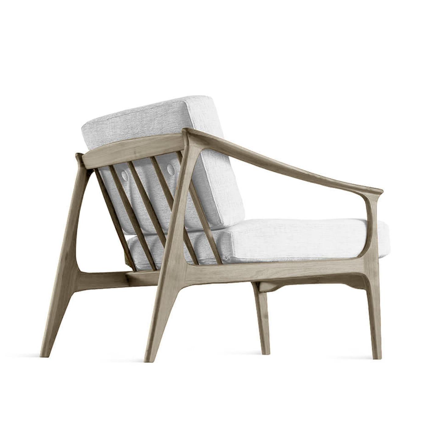 Poltrona Rovere Grigio Quiete