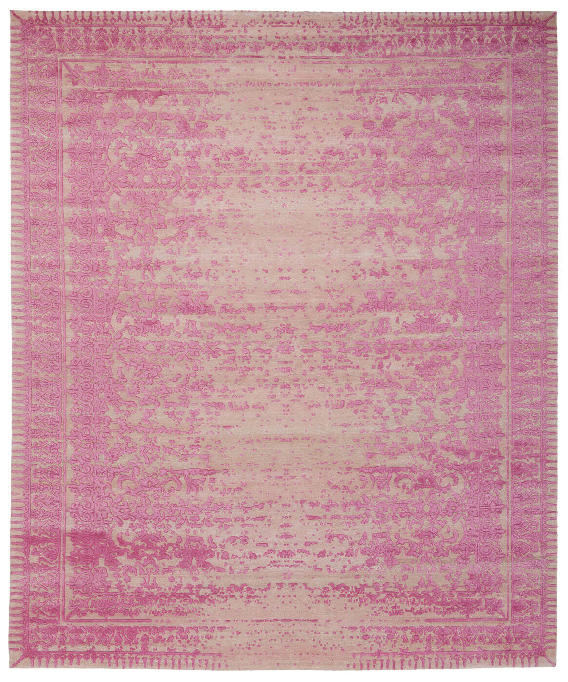 Tappeto Ferrara Stomped Reverse Rosa | Misura: 280 × 360 cm
