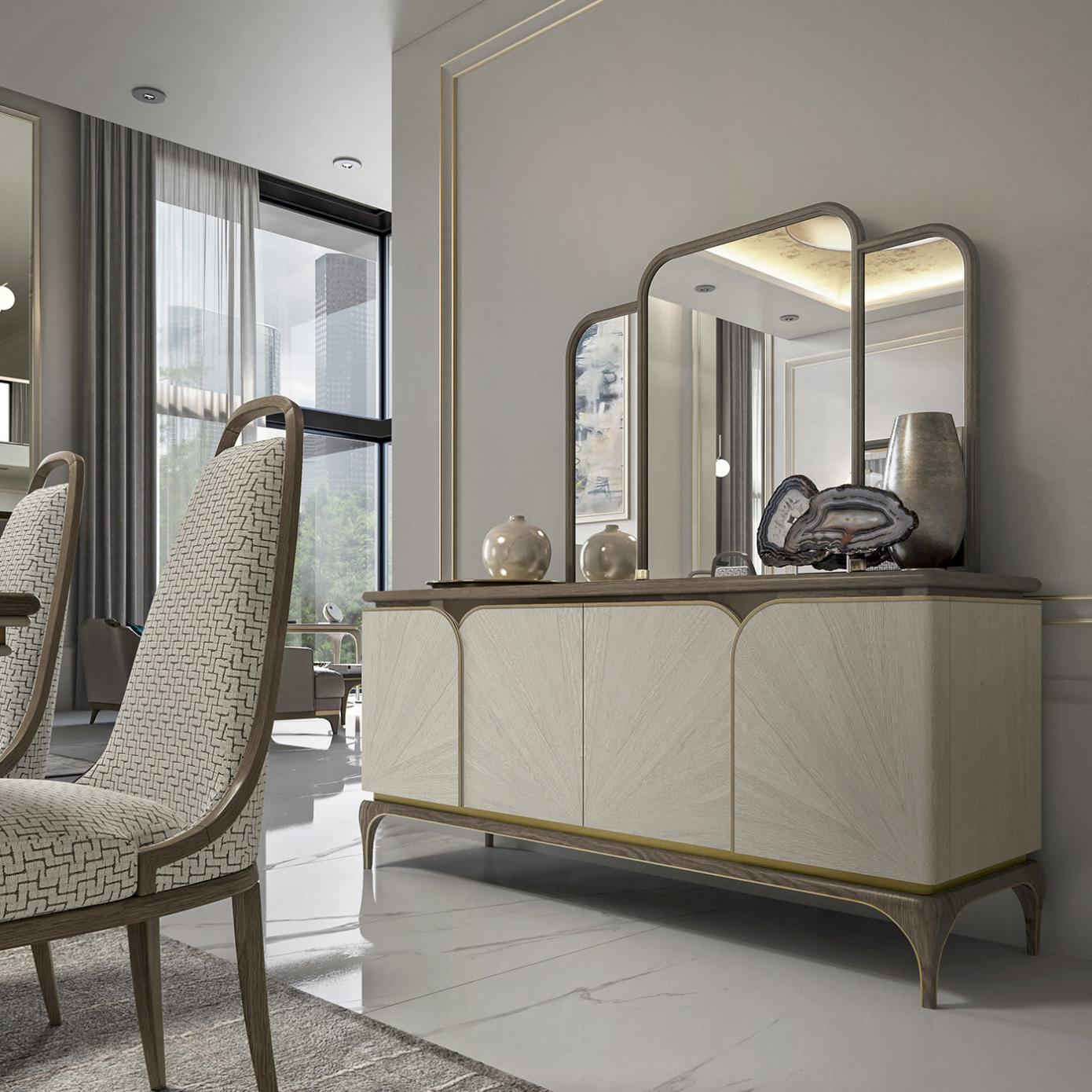 Credenza Italiana Delux | Configurazione: Con specchio