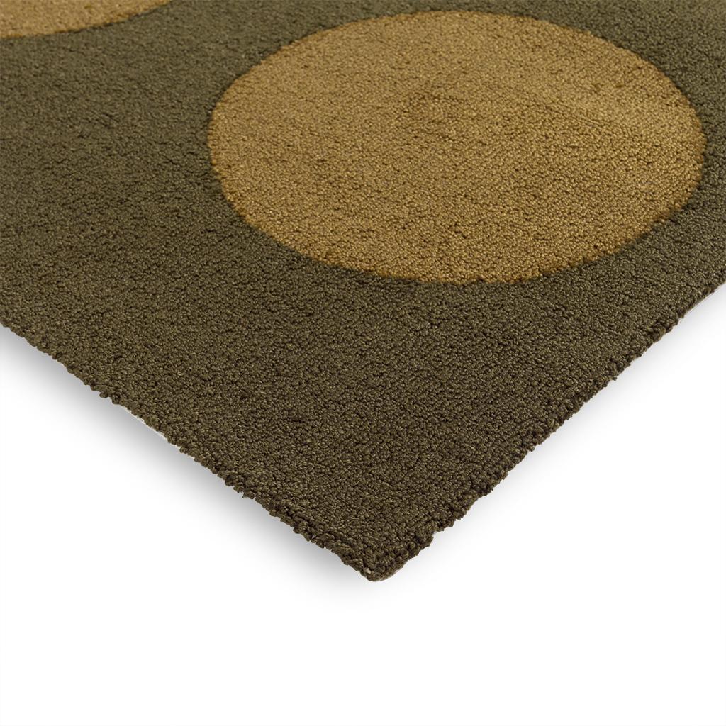 Tappeto Habitat Festival Dots Verde Oliva Per Esterni | Misura: 140 × 200 cm