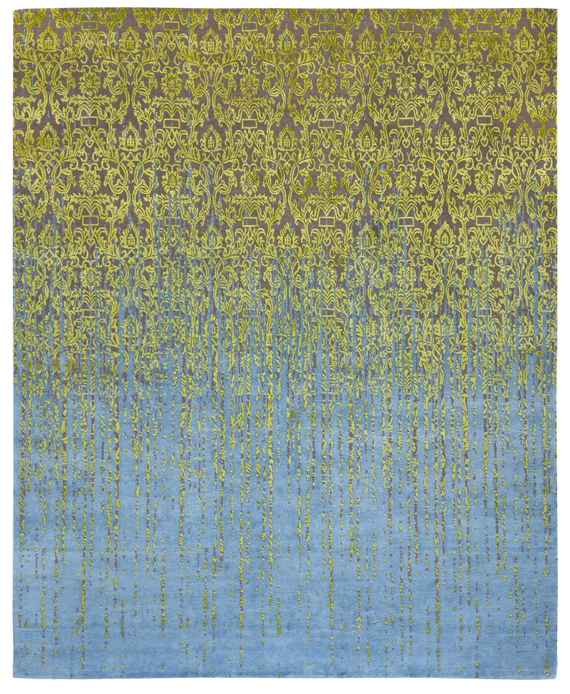 Tappeto Roma Vendetta Giallo e Blu | Misura: 450 × 550 cm