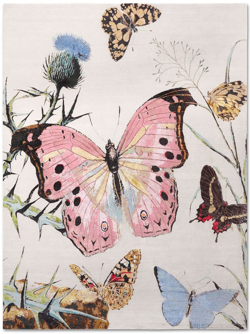 Tappeto Tessuto Butterfly