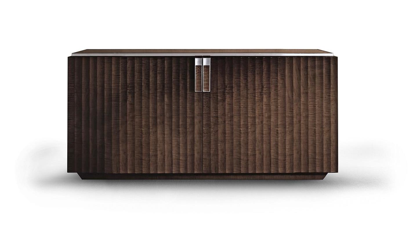 Buffet 2 Ante Legno/Pelle/Cromo Buffet 2 Ante Legno/Pelle/Cromo