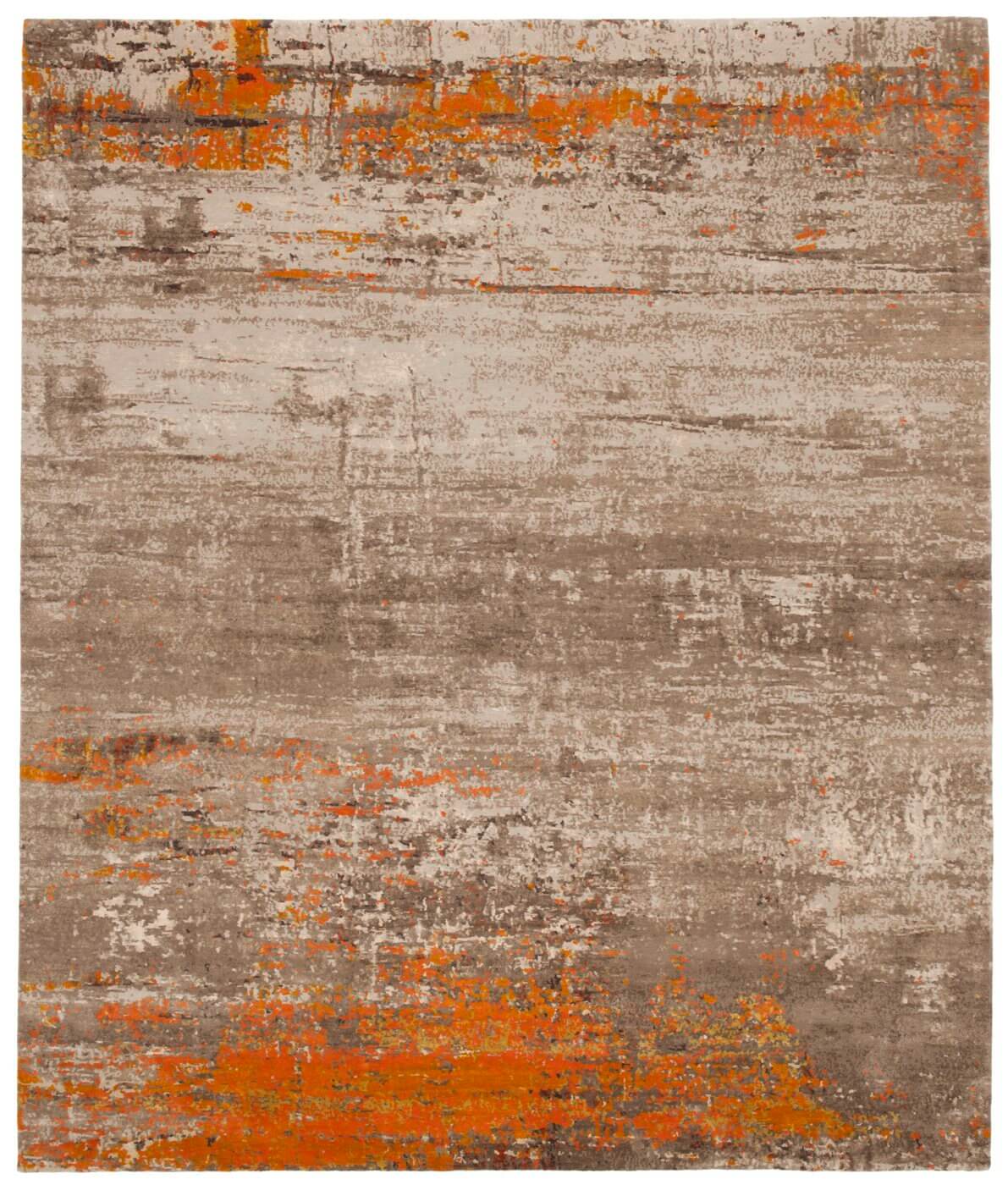 Tappeto Artwork 19 Multicolore Arancione