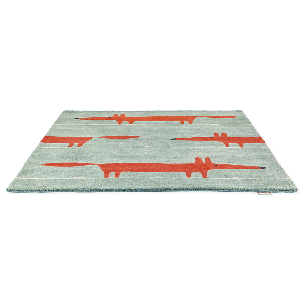 Tappeto Mr. Fox Mint/Poppy