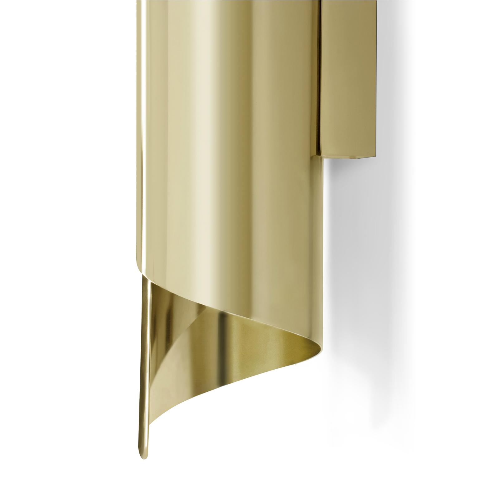 Applique da Parete in Ottone Invecchiato